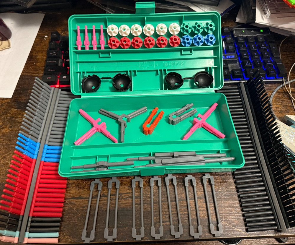 Molecular Visions Flexible Molecular Model Kit Organic Inorganic Push Pull Set