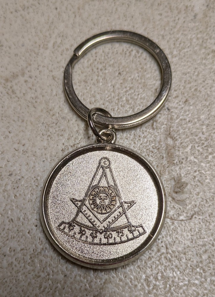 Freemasonry Masonic Keychain Key Ring / Chain Mason