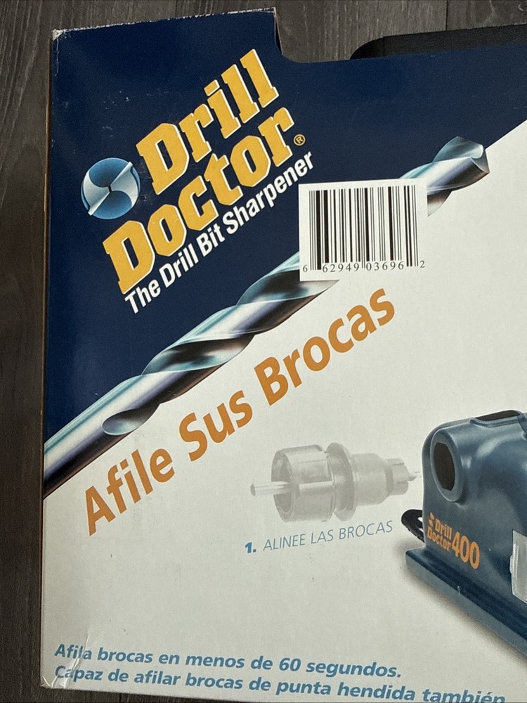 Drill Doctor 400 Drill Bit Sharpener Blue Plastic with Case