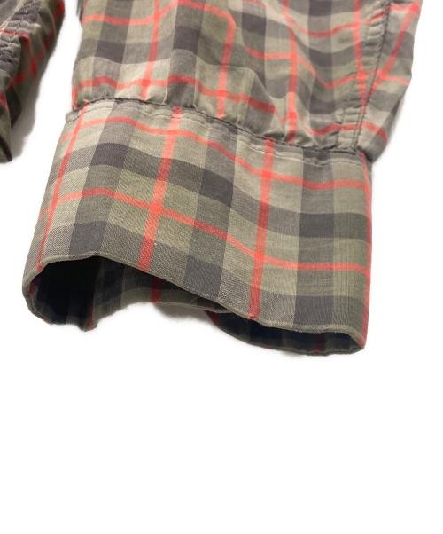 TOWN CRAFT Checked collar shirt gray