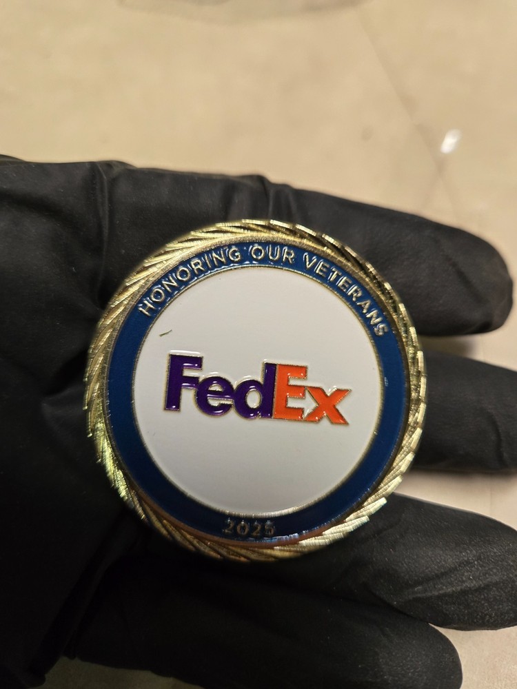 2025 Fedex Honoring Veterans Challenge Coin
