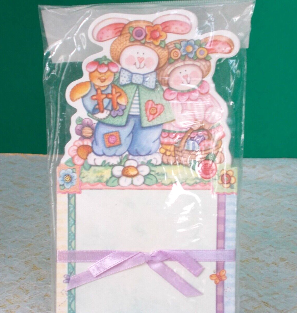 New! Sealed! Cute! Martin Designs"Springtime Notes" & Note/List Pad