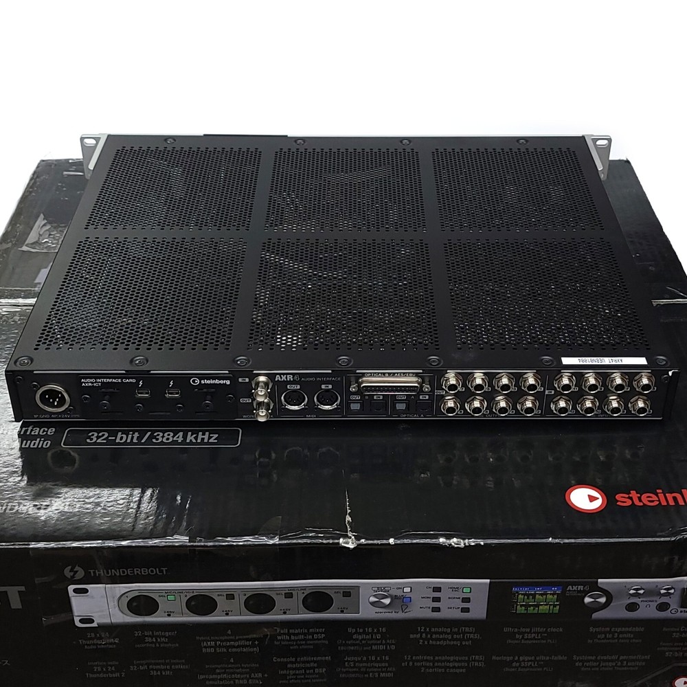 Steinberg AXR4T 32-bit Premium Thunderbolt Audio Interface OPEN BOX