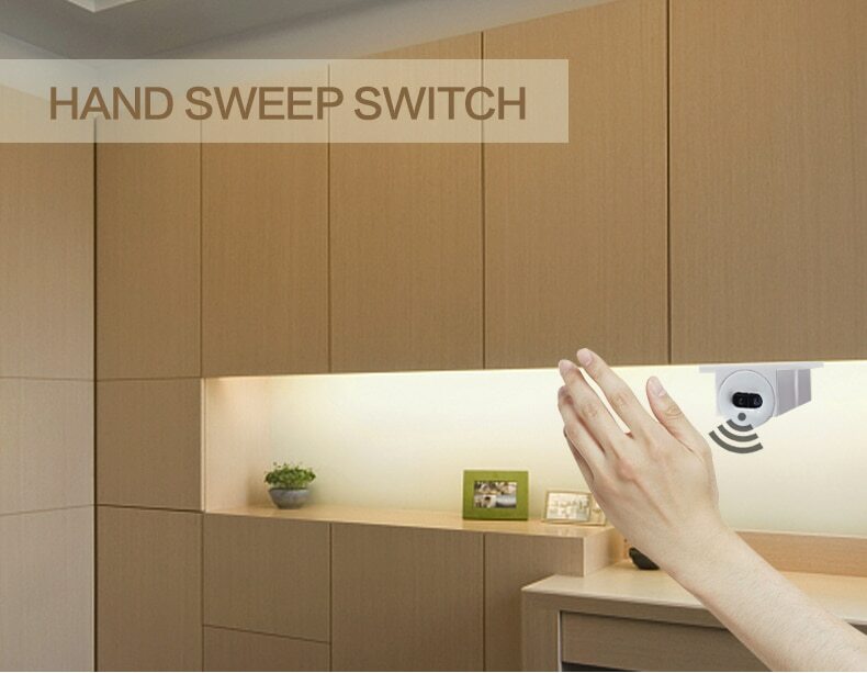 Hand Sweep Switch 5A 12V-24V IR Motion Sensor Hand Wave Scan Smart ON/OFF Switch