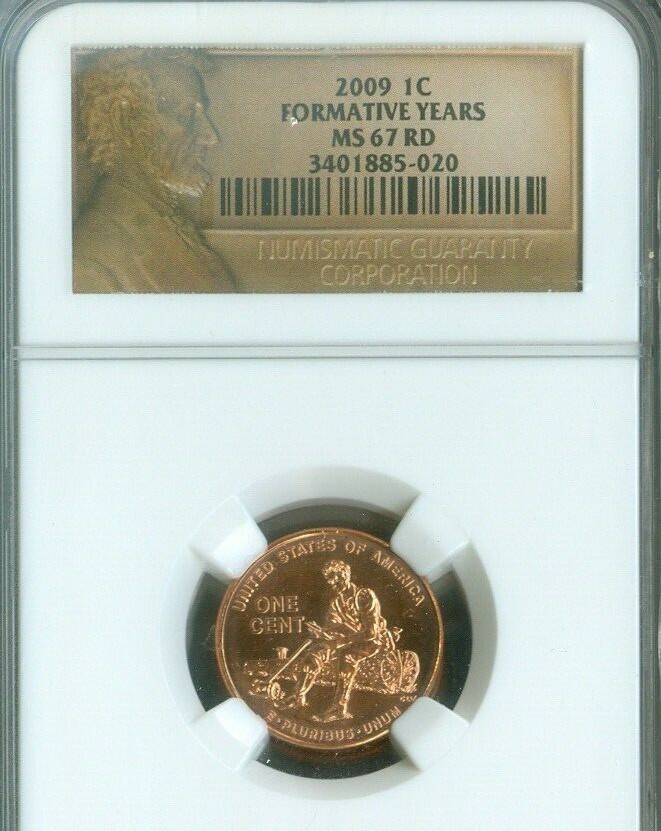 2009 Lincoln Cent Formative Years NGC MS67 RED Quality
