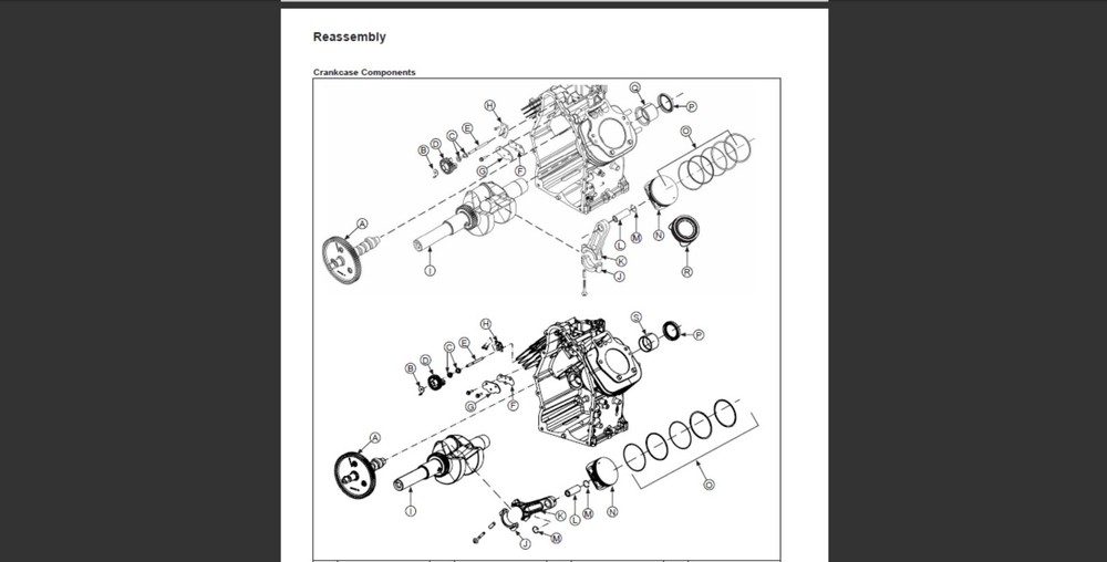 Kohler Engine Command PRO CH940 CH1000 Workshop Service manual