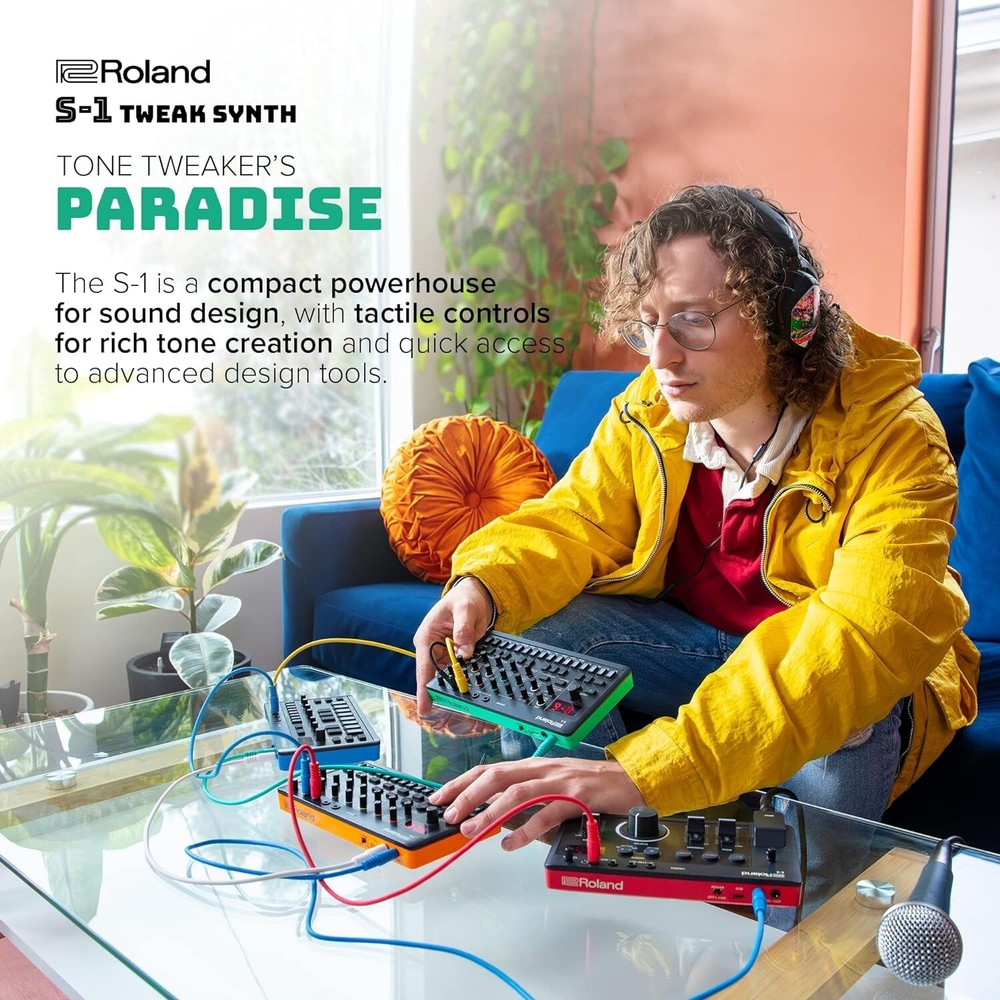 Roland S-1 Tweak Synth 305g Compact Polyphonic Sound Module Synthesizer New