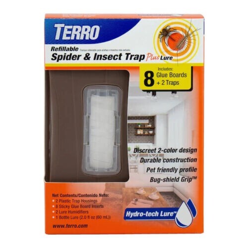 TERRO T3220 Refillable Spider and Insect Trap Plus Lure