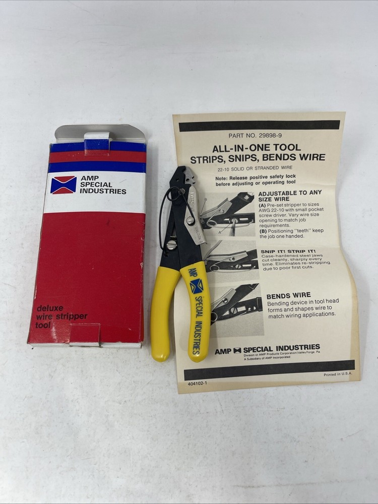 AMP Special Industries Wire Stripper Instrument Part #29888-9