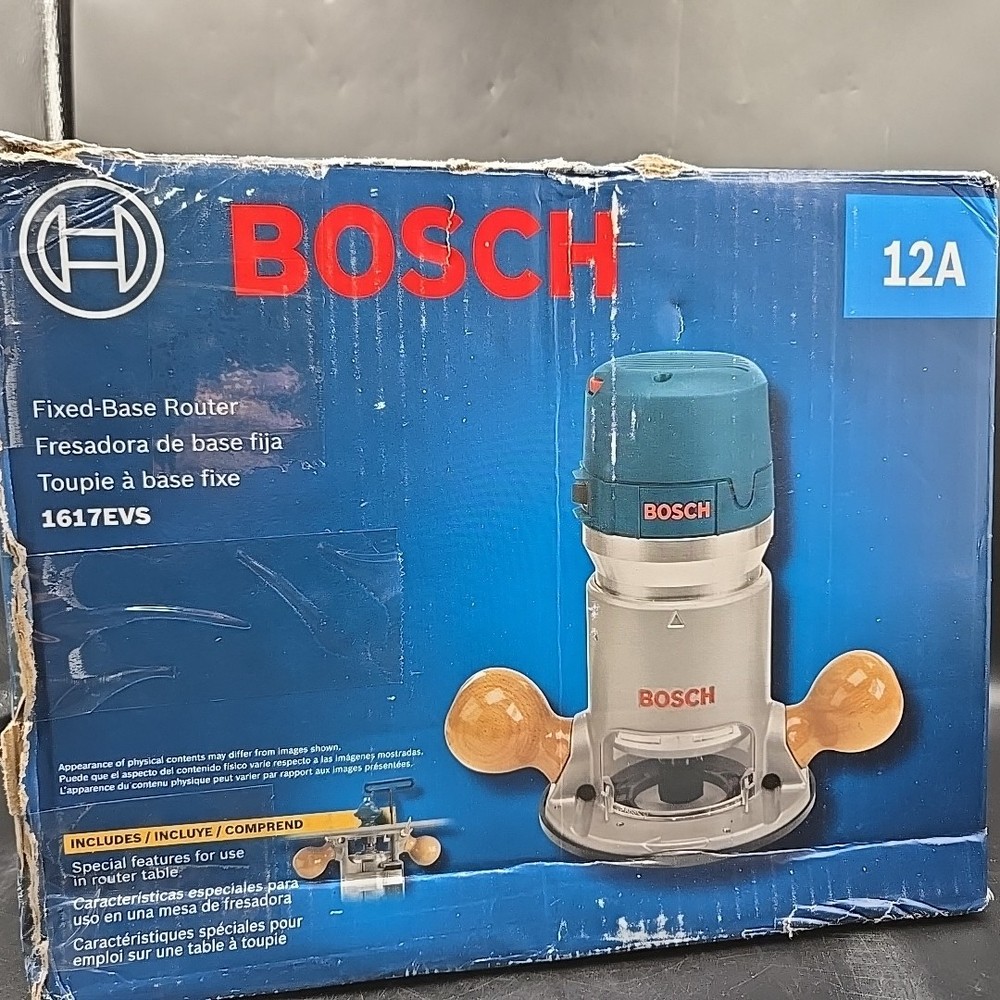 *READ* Bosch 1617EVS 2.25 HP Electronic Variable-Speed Fixed-Base Router