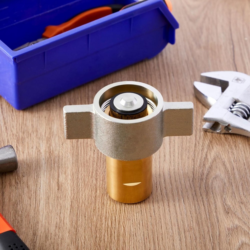 NEW 1" NPT Wet-Line Wing Nut Hydraulic Quick Disconnect Coupler / Coupling Set
