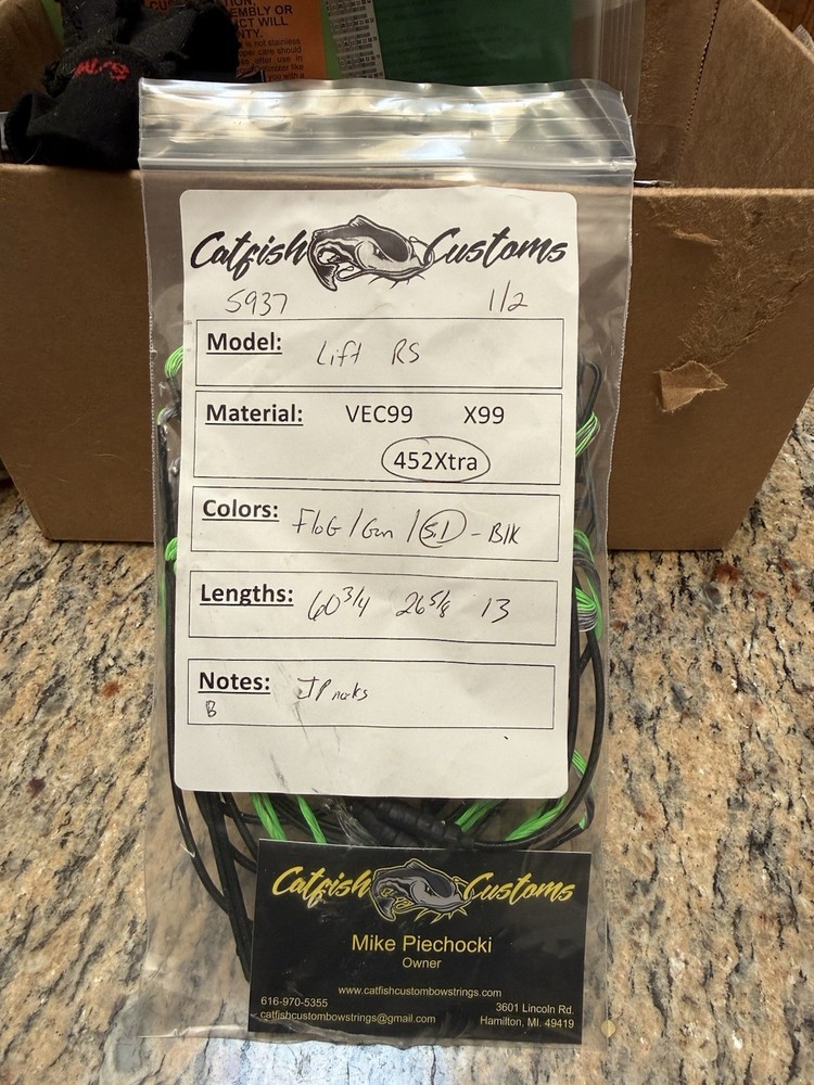 Catfish Custom Bowstring, Mathews Lift RS