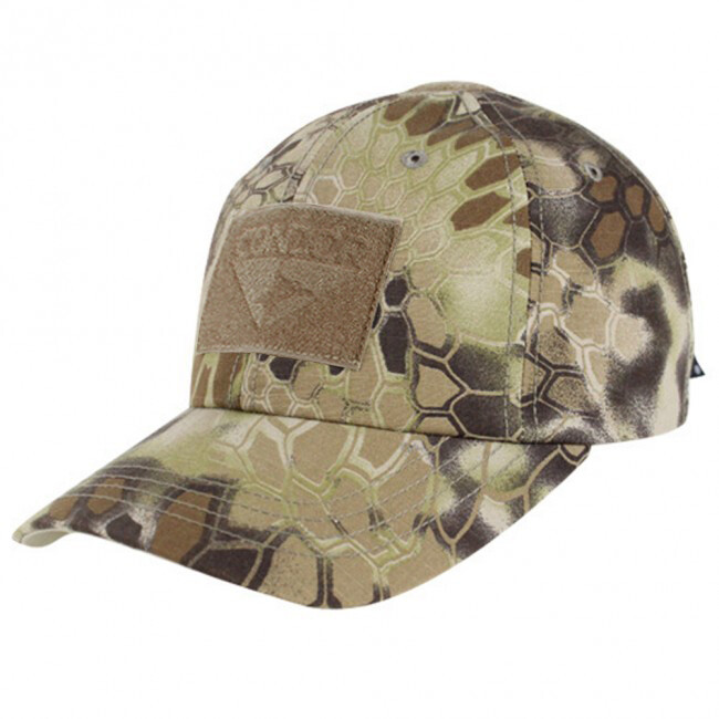 Condor Tactical Operator Adjustable Baseball Cap w/ Hook & Loop Panels Kryptek