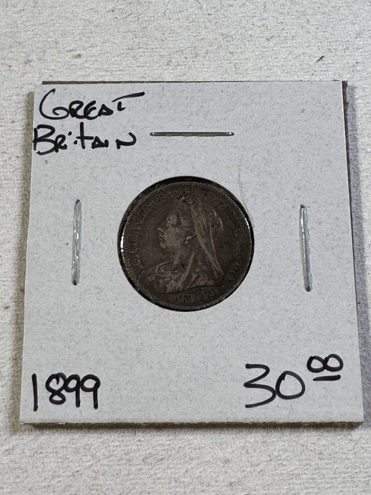 1899 Great Britain Silver 6 Pence