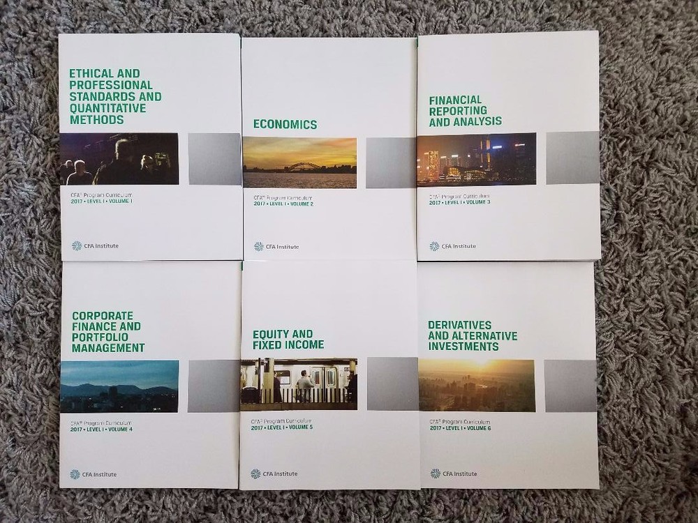 CFA Program Curriculum 2017 Level I, Complete Set: Volumes 1 - 6 (New)