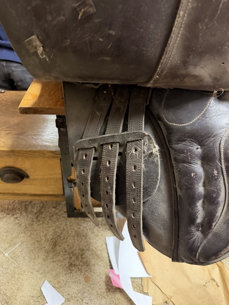 Silver Fox 17" English Saddle