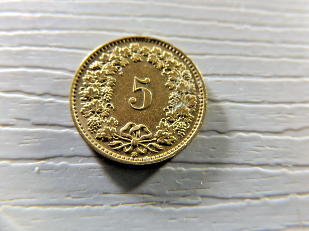 SWITZERLAND 1986 5 Rappen