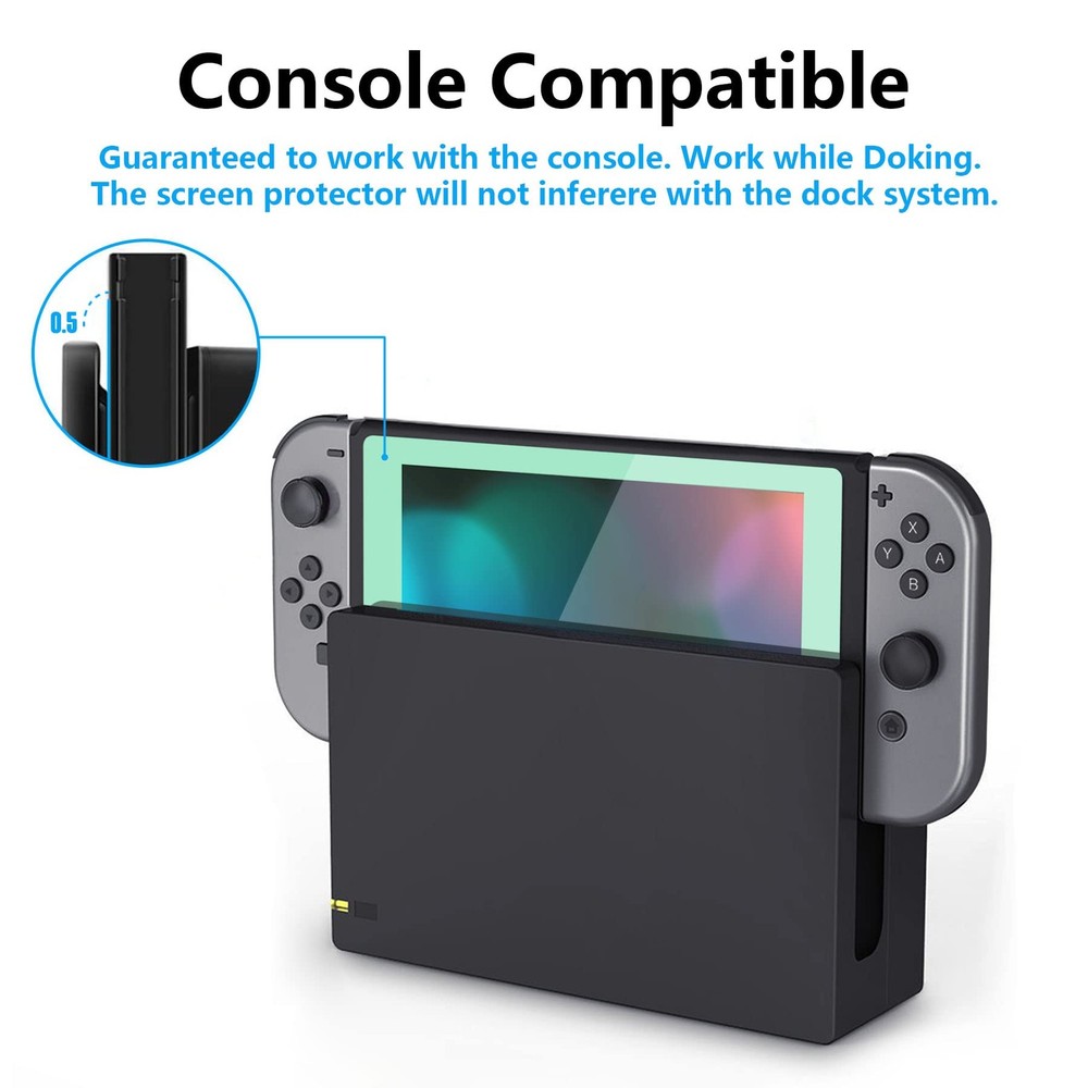 switch protective film misty green