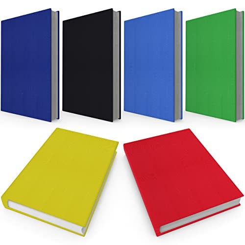 Stretchable, Easy Apply Book Covers 6 Pack Solid Book Cover Standard 6Pk 7