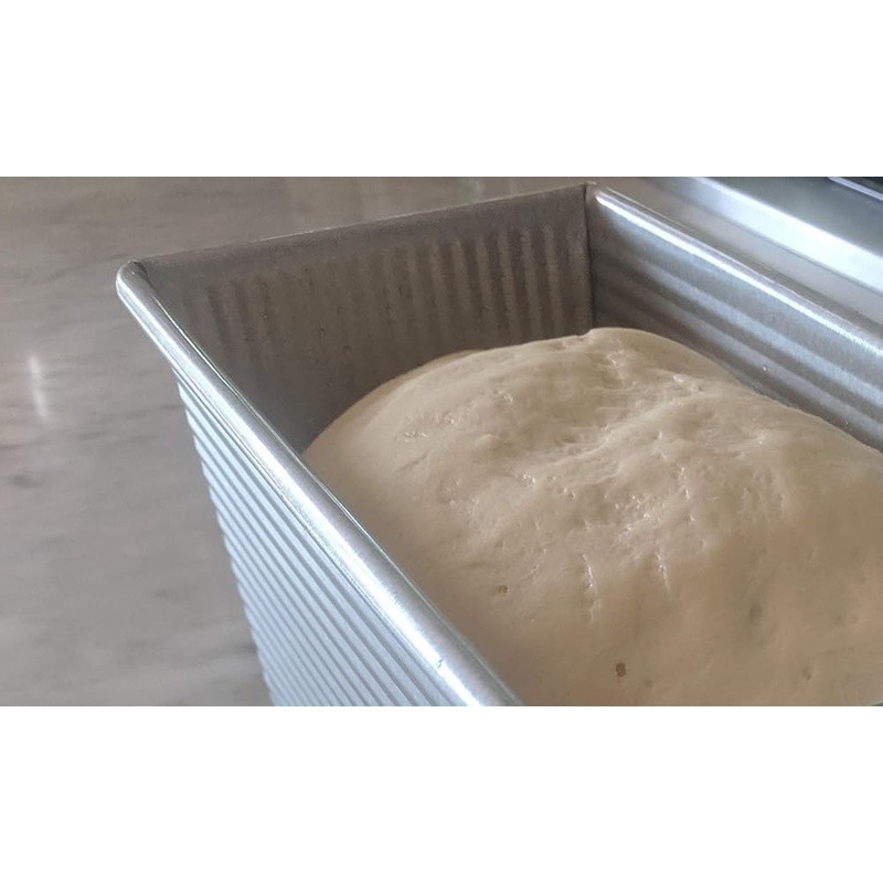 Small Pullman Loaf Pan Aluminized Steel Oven Safe Baking Bread Pan Durable New