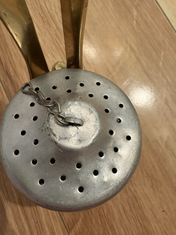 Vintage Metal Tea Infuser Ball Herb Steeper Strainer