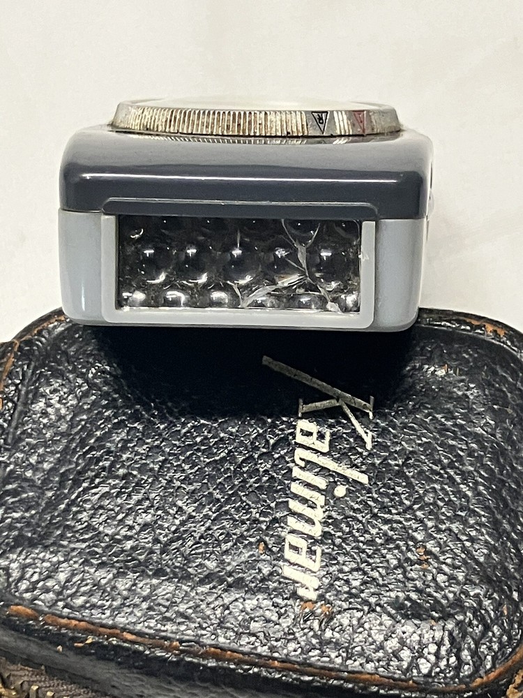 Vintage Kalimar Auto Dial EVS Exposure Meter w/ Leather Case