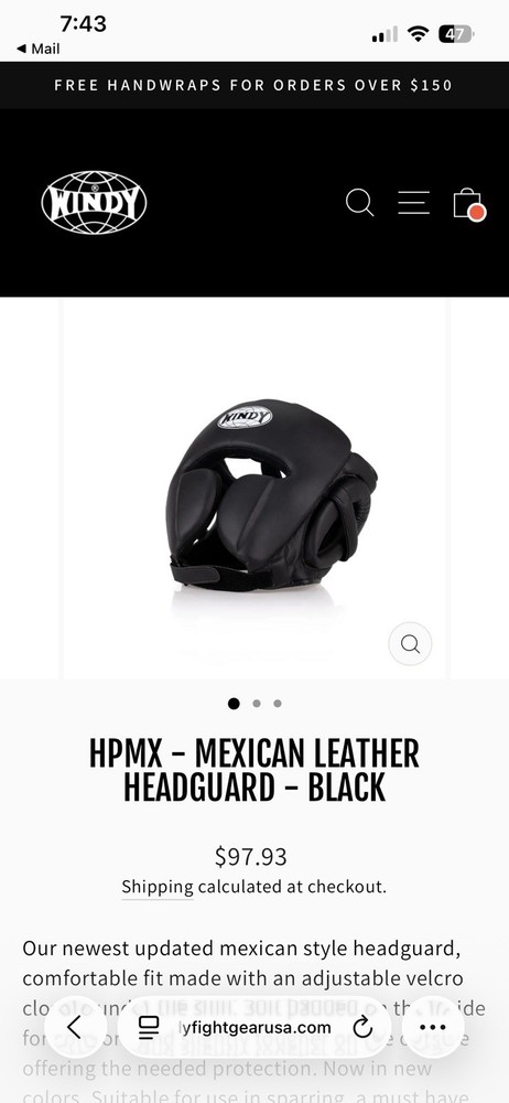Windy Boxing Head Guard