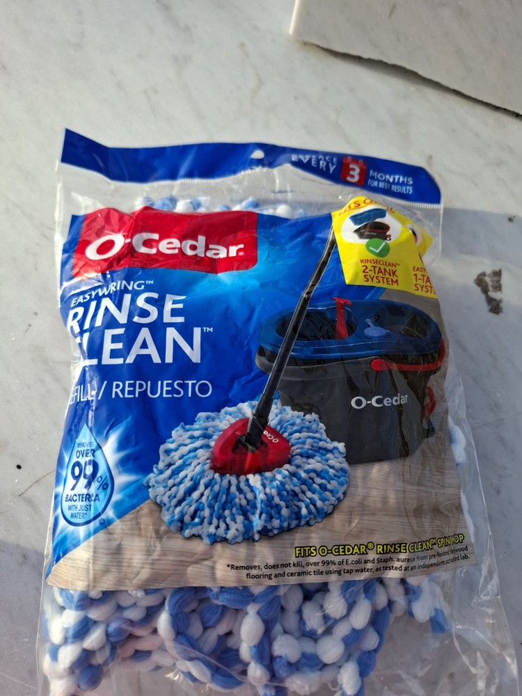 O-Cedar Easywring Rinse Clean Refill - Fits Only 2-Tank System