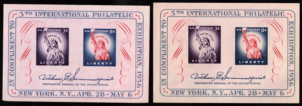 Perfectly Flawed EFO - MNH & MDG Paper Color Difference & Image Lower SN 1075