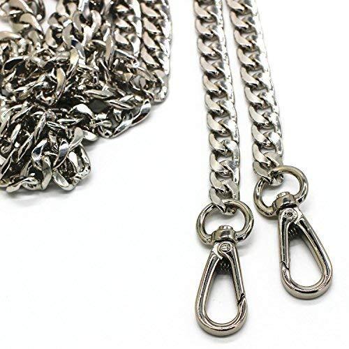 55" DIY Iron Flat Chain Strap Handbag Chains Purse Straps Shoulder