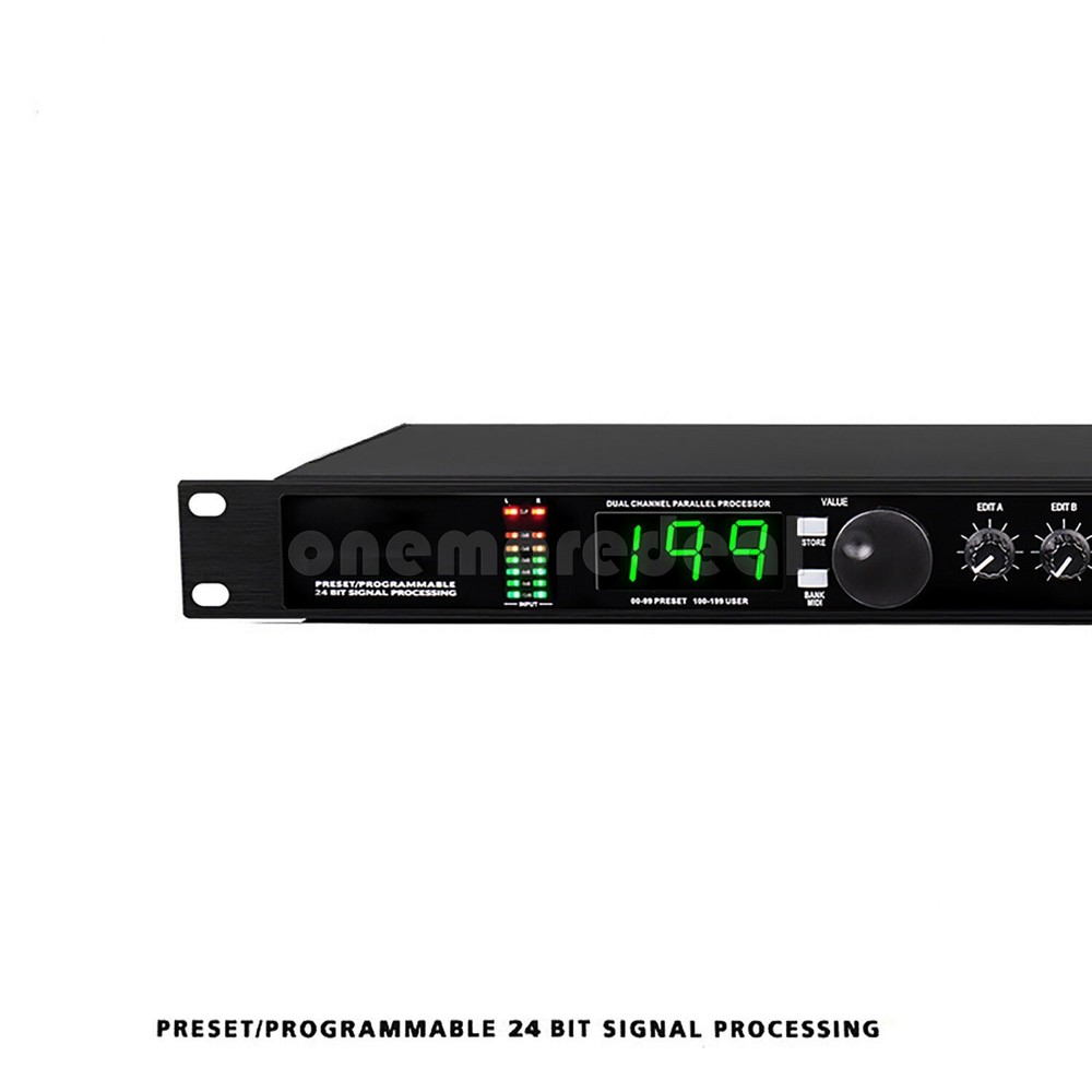 GAX-4II 24Bit Professional Digital Reverb DSP Processor Equalizer+200 Programs