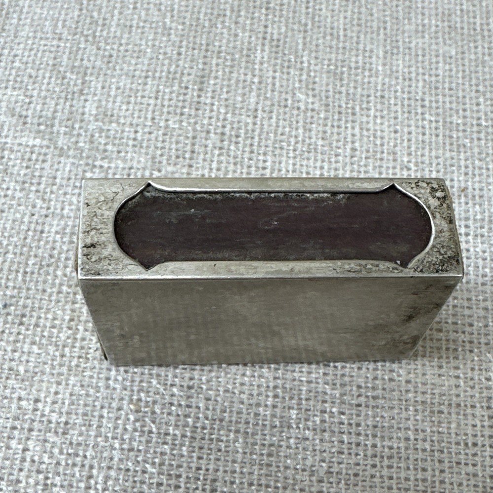 STERLING SILVER MATCHBOX MATCH BOX SAFE HOLDER C