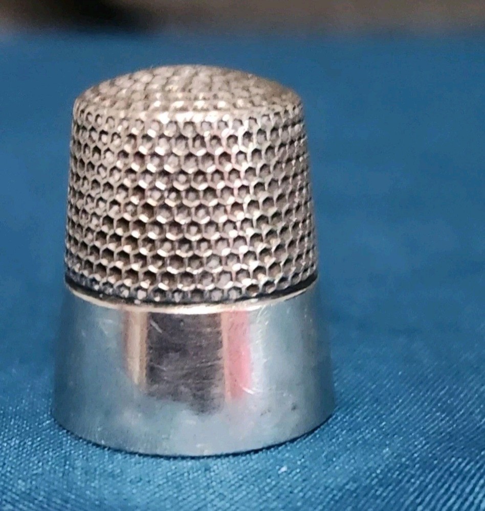 Antique Ketcham And McDOUGALL Sterling Silver Thimble Size 10