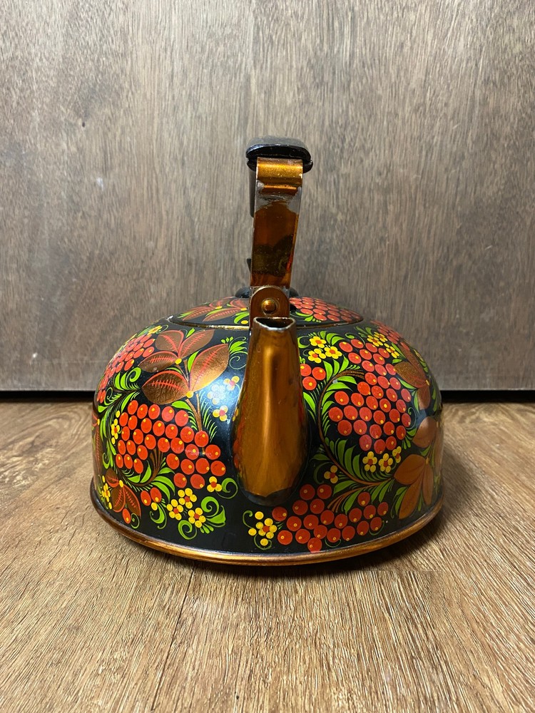 KhoKhloma Electric water kettle /USSR TESTED