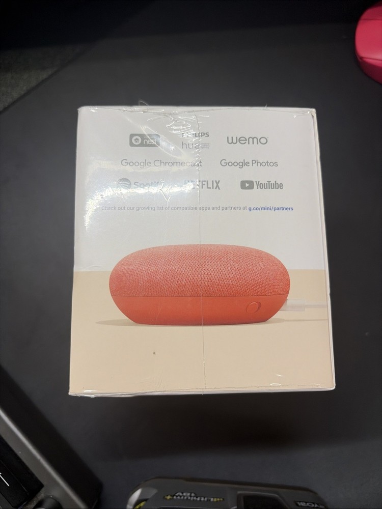 Google Home Mini Smart Assistant - Coral