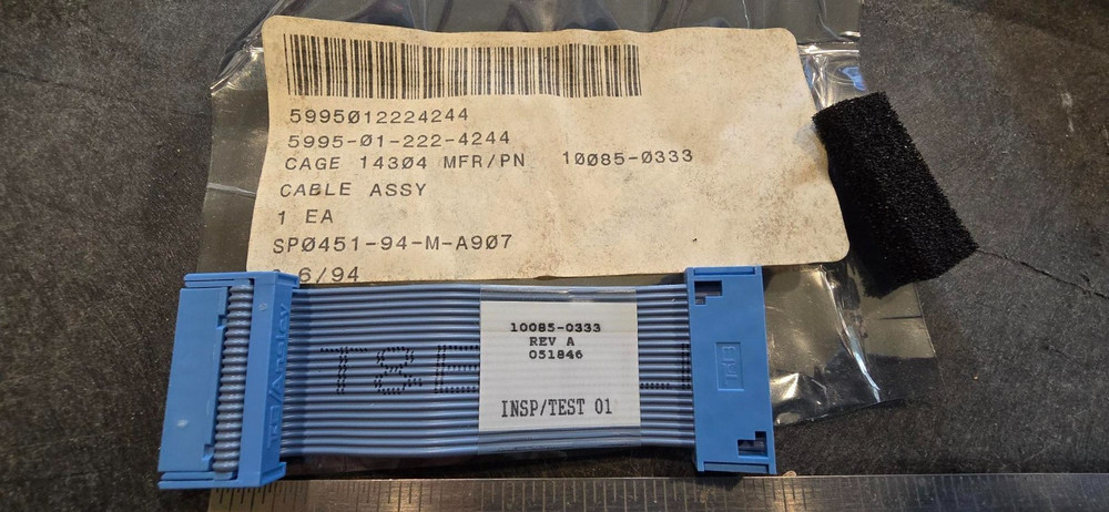 L3HARRIS CABLE ASSY 10085-0333 5995-01-222-4244
