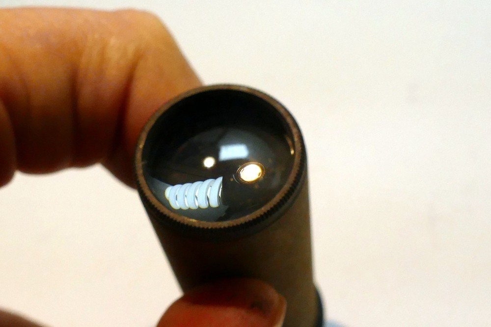 ERNST LEITZ WETZLAR PERIPLAN OK. 4x MICROSCOPE EYEPIECE 1"