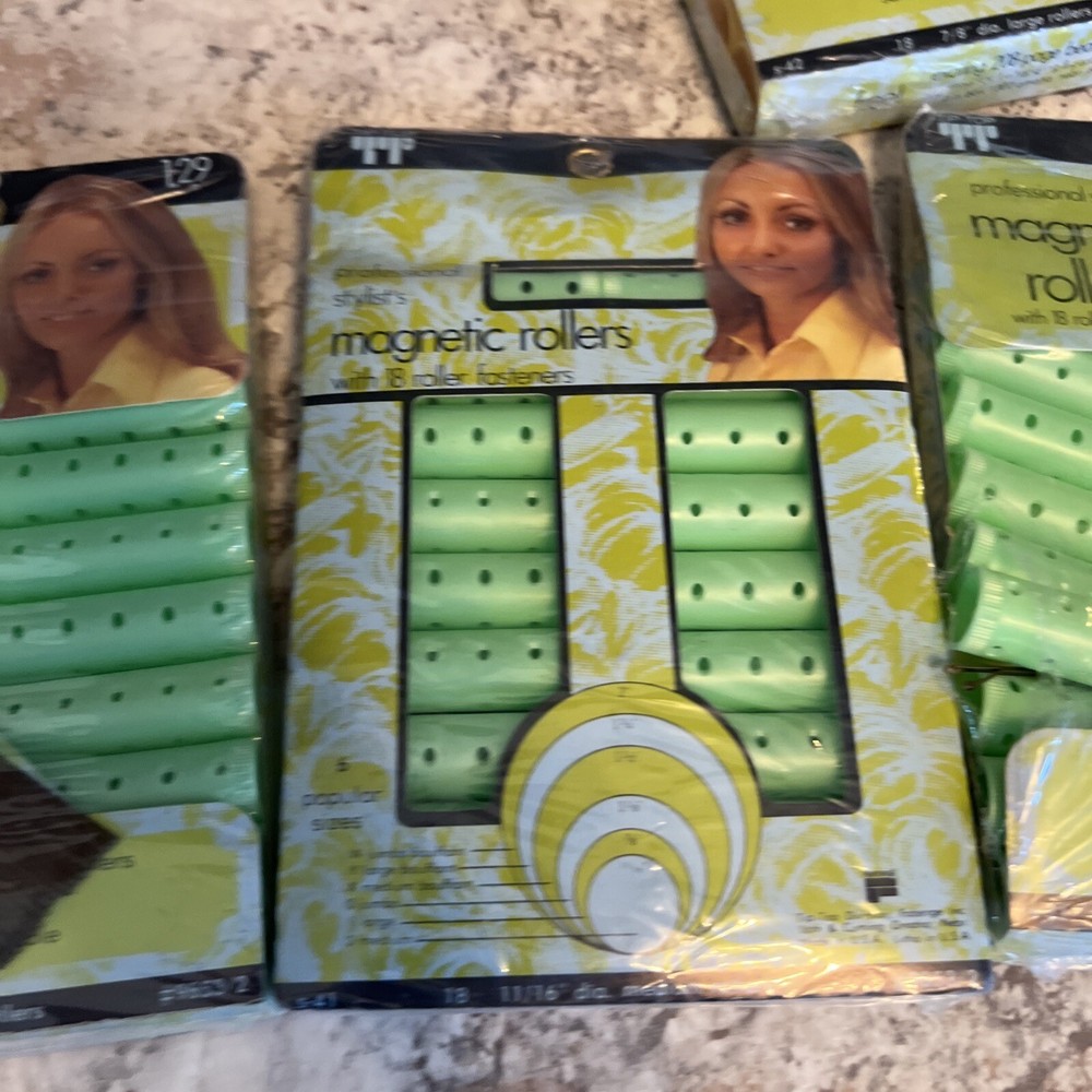 Vintage Tip Top Magnetic Rollers New In Package
