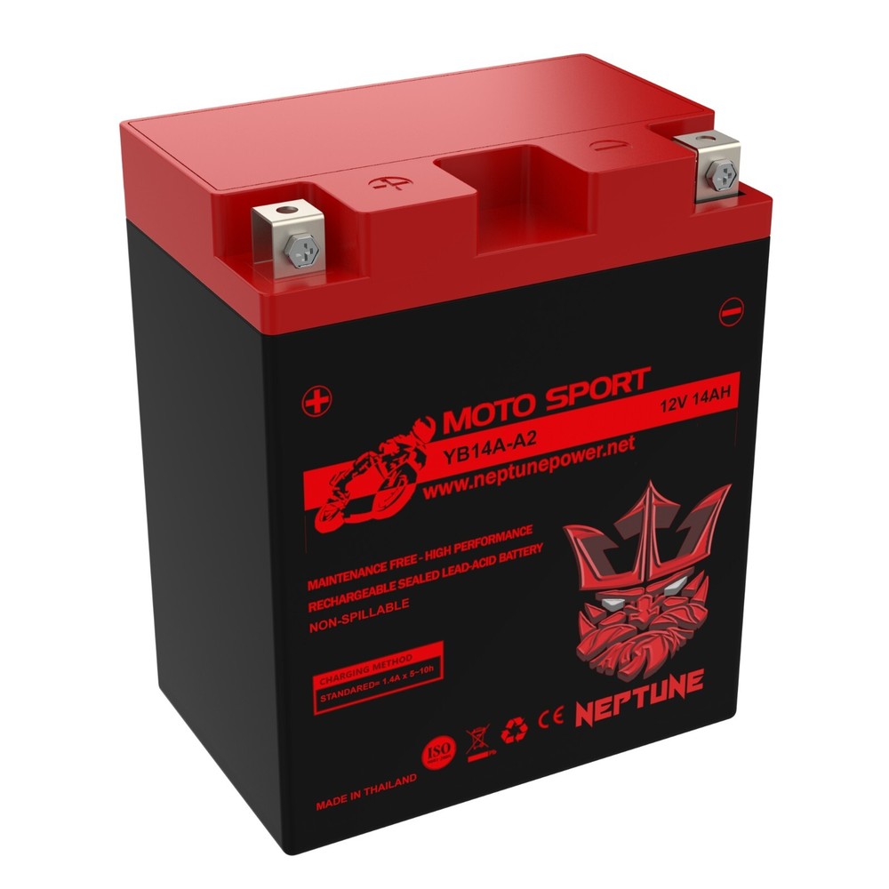 YB14A-A2 High Performance - Maintenance Free - AGM ATV Rechargeable Battery
