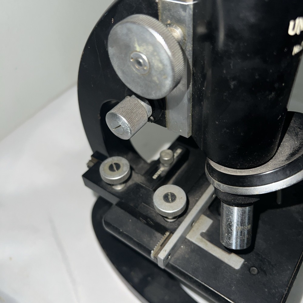 Vintage Unitron Magnifications Scientific Instrument Stereo Microscope Used