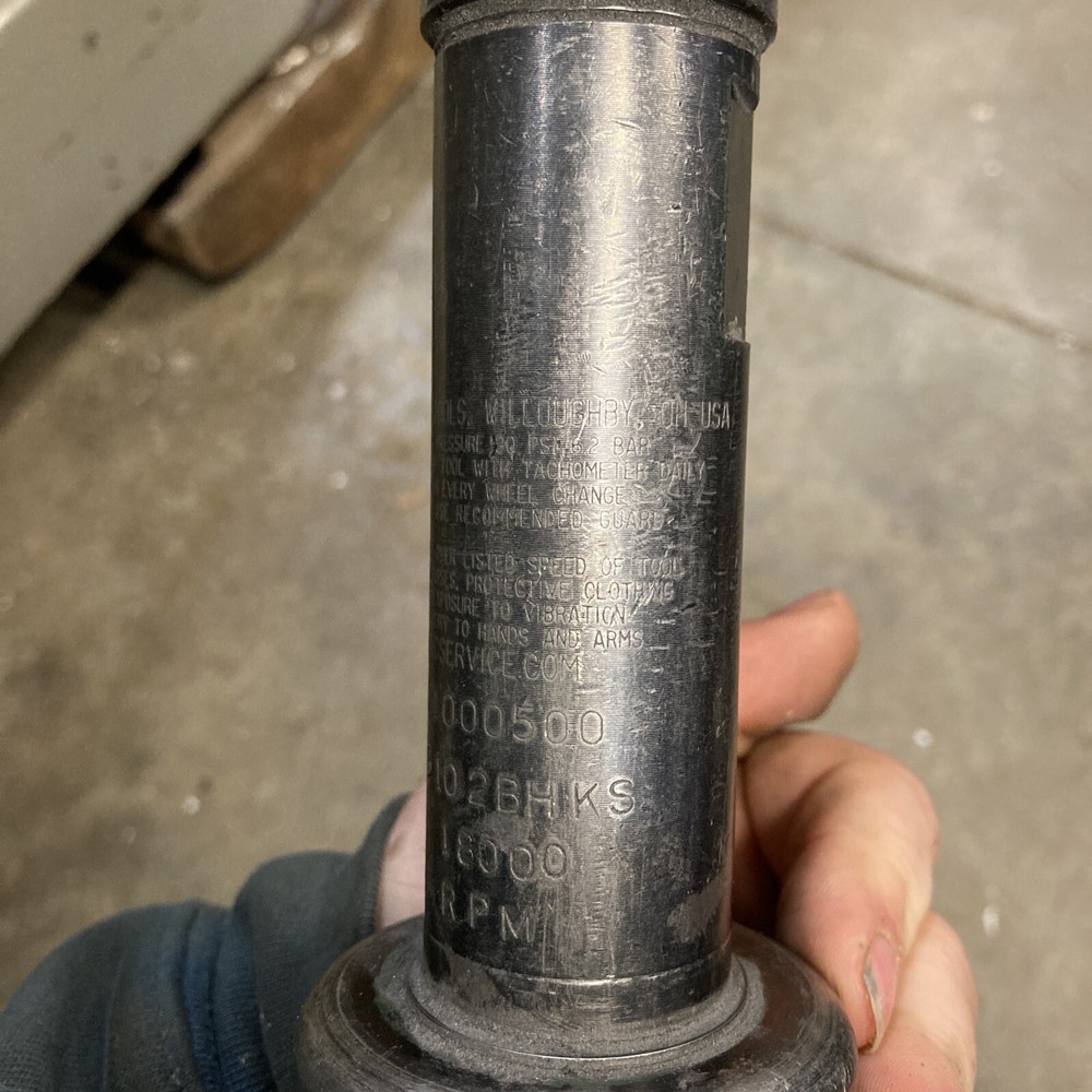 TOP CAT Pneumatic Inline Horizontal Grinder TC Service Industrial Air Tool 5102B
