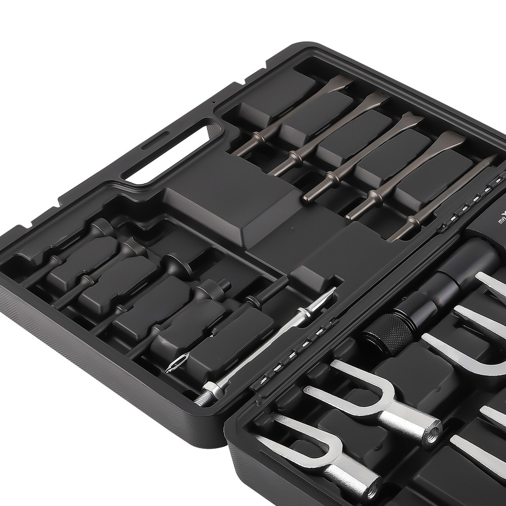 10CM Long Stroke Air Hammer Set Brake Service Tool Kit with Storage Case
