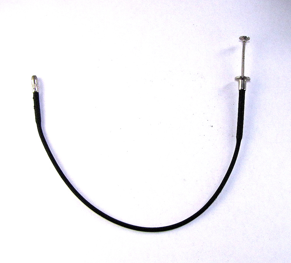 Vintage Camera Cable Shutter Release Black Cloth GERMANY 11" SLR TLR Rangefinder