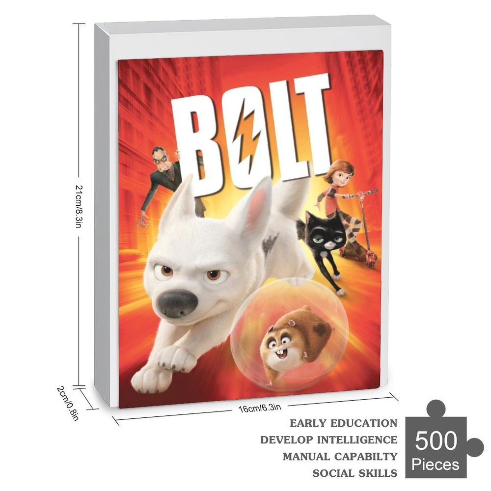 Bolt Jigsaw Puzzle 500 Pieces Gift for Adults