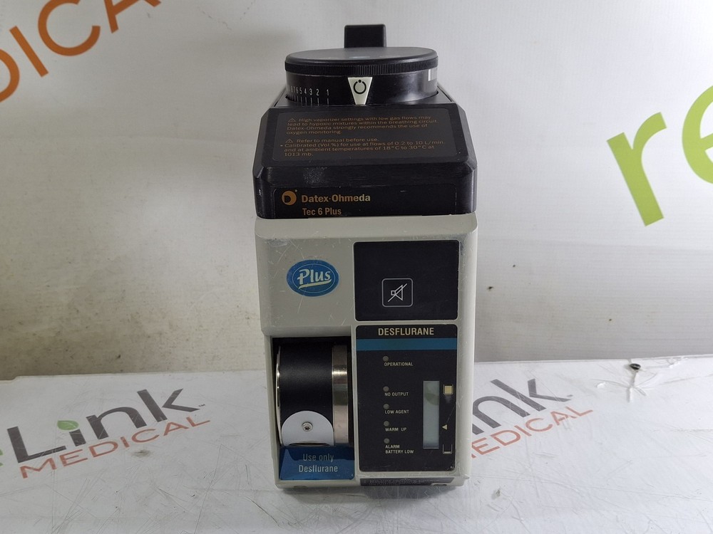 Datex-Ohmeda Tec 6 Plus Desflurane Vaporizer