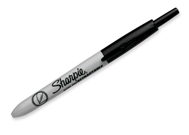 Sharpie 1735790 Permanent Marker Ultra Fine Tip - Black
