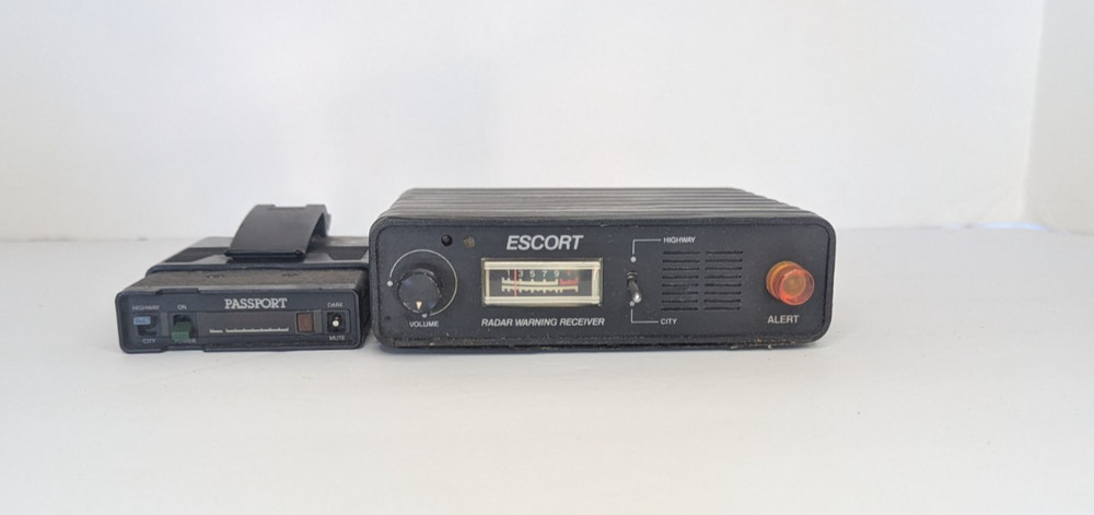 Cincinnati Microwave Escort and Passport Radar Detector UNTESTED Vintage