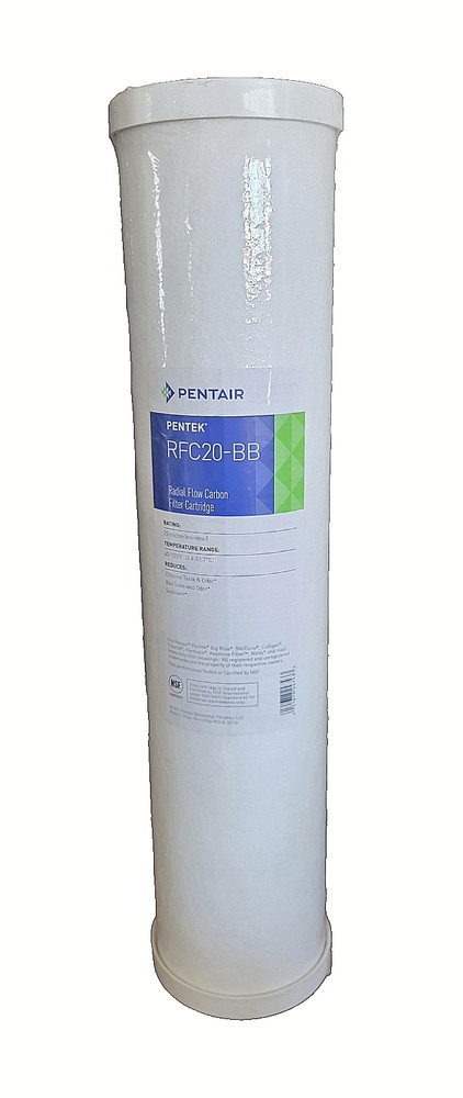 Pentek RFC20-BB 25 Micron Big Blue 20x4.5 Radial Flow Carbon Filter (FREE SHIP)