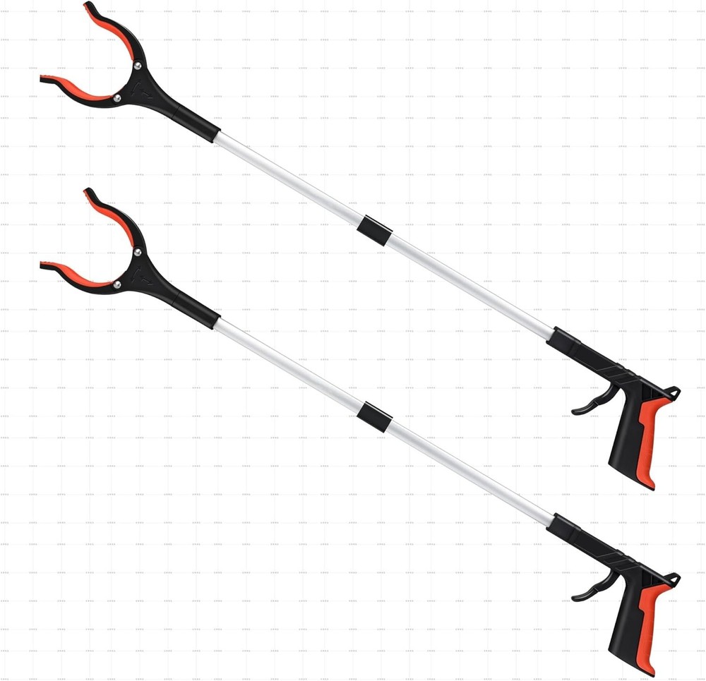 Folding 32-Inch Grabber Tool - Lightweight and Rotatable for Optimal