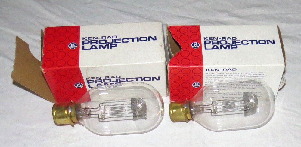 Ken-Rad TWO DRC RDB Projection Lamps - In Box